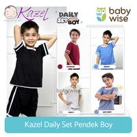 Gambar Kazel Daily Set Pendek Boy - Setelan Anak Laki-Laki - Black, S dari Baby Wise Surabaya undefined 1 Tokopedia