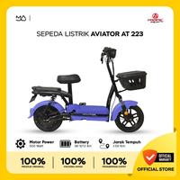 Gambar Sepeda Listrik AVIATOR AT 223 500 Watt Electric E-Bike - Garansi Resmi - Biru dari Maju Hardware Electric Vehicle undefined 1 Tokopedia