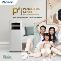 Gambar Gree AC Portable With Air Purifier 0.5PK Pendingin Ruangan GPC-05P2 | GPC-09P2 | GPC-12P2 Air Conditioner Portable 1/2PK GPC05P2 | GPC09P2 1PK | 1.5PK GPC12P2 | 05P2 | 09P2 | 12P2 | GPC - GPC-05P2 dari HangOn Official Store undefined 4 Tokopedia