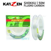 Gambar Senar Leader KAIZEN SHOKKU FLUORO CARBON 50M | FC 8 s/d 50 Lbs - 8 Lbs dari IFT Store undefined 3 Tokopedia
