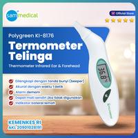 Gambar Polygreen Forehead & Ear Thermometer KI 8176 / Alat Cek Suhu panas Tubuh / Termometer Infrared Non Kontak / Pengukur Suhu / pengukur suhu badan bayi anak dewasa dari SAM MEDICAL undefined 1 Tokopedia
