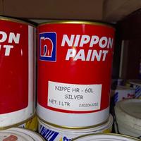 Gambar Nippon Paint Nippe HR 60 L Silver / Cat Tahan panas 600⁰ Derajat 1 ltr dari PureEarthShop undefined 1 Tokopedia