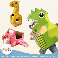 Gambar Diy Cardboard Costume Kostum Karton Animal Paper Costumes Mainan Diy - Elephant dari Favorit Kita Semua undefined 1 Tokopedia