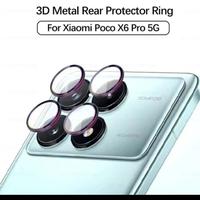 Gambar XIAOMI POCO M7 M6 F7 PRO X7 5G C75 C71 C65 X6 PRO X6 5G RING metal camera pelindung KAMERA - BLACK, POCO X6 5G dari BWIN ACC undefined 3 Tokopedia