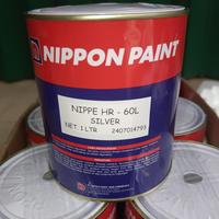 Gambar Nippon Paint Nippe HR 60 L Silver / Cat Tahan panas 600⁰ Derajat 1 ltr dari PureEarthShop undefined 2 Tokopedia