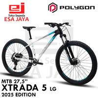 Gambar Polygon Xtrada 5 MTB 27.5 Sepeda Gunung 2 x 10 Speed Shimano Deore - M, Red Grey dari Esa Jaya Official undefined 1 Tokopedia