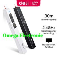 Gambar Deli Laser Pointer 2802 + Presenter Wireless USB Pen Laser Presentasi PPT Sinar Merah Jarak 30 M 2802 - Hitam dari Omega Electronic undefined 1 Tokopedia