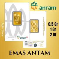Gambar Emas Antam, Emas Batangan Kepingan + Certicard - 1 gram dari AGI's Store undefined 5 Tokopedia