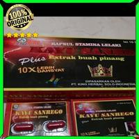Gambar KAPSUL KAYU SANREGO ASLI 1BOX 10 BLISTER obat kuat stamina pria laki laki jantan perkasa dewasa dari Najma Martz undefined 1 Tokopedia