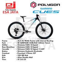 Gambar Polygon Xtrada 5 MTB 27.5 Sepeda Gunung 2 x 10 Speed Shimano Deore - M, Red Grey dari Esa Jaya Official undefined 2 Tokopedia