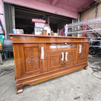 Gambar buffet tv kayu mahoni rata dari Toko Baru Mebel undefined 2 Tokopedia