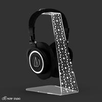 Gambar HEADPHONE HEADSET EARPHONE HEADSETS GAMING GAMER DESK HANGER HANGING STAND DISPLAY HOLDER ACCESSORIES CLEAR ACRYLIC AKRILIK BENING TRANSPARAN TEMPAT CANTOLAN GANTUNG GANTUNGAN DUDUKAN SANDARAN MEJA AKSESORIS MODERN MINIMALIS ESTETIK KEKINIAN KEREN FUN-051 dari Demotif Studio undefined 3 Tokopedia