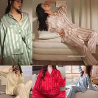 Gambar BAJU TIDUR EXCLUSIVE PIYAMA WANITA SATIN SUTRA TENCEL IMPORT MURAH - ST 15 FULLBLACK dari Hidden Oasis Shop undefined 2 Tokopedia