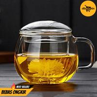 Gambar Cangkir Teh Tea Cup Mug Heatproof with Infuser Filter 350ml - SV350 dari DiBudgetin undefined 1 Tokopedia