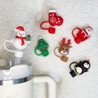 Gambar MOTIF 42 - TUTUP SEDOTAN 10MM - STANLEY OWALA CORKCICLE cruizer BRUUMATE Reusable Silicone Straw Cover topper 1PCS - xmas christmas singer lady taylor swift bow ribbon - gift dari Tweedestuffs Jars undefined 5 Tokopedia