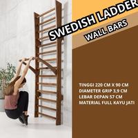 Gambar SWEDISH LADDER WALL BARS/ PULL UP BAR dari DKS STORE82 undefined 1 Tokopedia