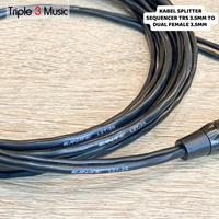Gambar Canare kabel splitter sequencer splitter 3.5 male to dual Female TRS - 3m dari Triple3music undefined 4 Tokopedia