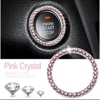 Gambar Ring Stiker  Switch Star Engine Stop Car Model Diamond Mobil Universal - Putih dari fajar variasi mobil undefined 3 Tokopedia
