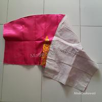 Gambar Kain Angkin Kemben Prada Satin Tutup perut dada kostum Tari adat Bali - Putih dari MadeSukawati undefined 4 Tokopedia