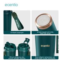 Gambar Ecentio Tumbler minum Premium Tahan dingin 24 jam Botol Stainless 316 - Putih dari Hk Shoping online undefined 4 Tokopedia