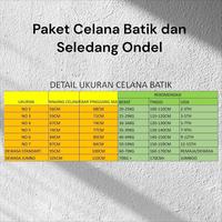 Gambar Paket celana Batik Betawi Dapat Syal Selendang Ondel Ondel - Paket Putih, Size 2 dari resimi undefined 3 Tokopedia