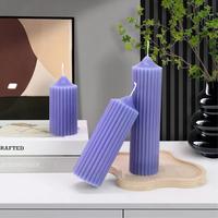 Gambar Cetakan Lilin Acrylic Cylinder Coarse Tooth 3D Candle Mold - 12.7 x 6.4 cm dari Crazie Bakers Baking Tools undefined 3 Tokopedia