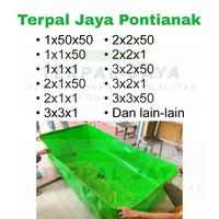 Gambar Terpal Kolam Ikan / Kolam Ikan Kotak A12 Berbagai Ukuran Anti Bocor - 300x300x50 dari Terpal Jaya Pontianak undefined 1 Tokopedia