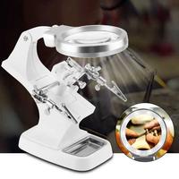 Gambar TH-7023 Pegangan Solder Helping Hand LED with Kaca Pembesar Magnifier 3x 4.5x - Helping Hand Soldering Station LED Light Hands Free 360° Rotating Magnifying Glass Stand with Clamp and Clips - Model 1 dari PowerComp.ID undefined 4 Tokopedia