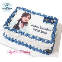 Gambar LONG CAKE KOTAK PERSEGI PANJANG BESAR  IMAGE FOTO EDIBLE BISA DIMAKAN - Vanila, 30x20 dari Big Boss Cakery undefined 1 Tokopedia