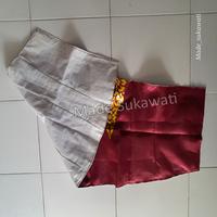 Gambar Kain Angkin Kemben Prada Satin Tutup perut dada kostum Tari adat Bali - Putih dari MadeSukawati undefined 5 Tokopedia