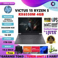 Gambar HP VICTUS 15 RYZEN 5 7535HS 16GB 1TBSSD RX6650M 4GB W11 15.6" 144Hz - Non Bundling, 8gb 512ssd dari Top Tech Comp undefined 1 Tokopedia