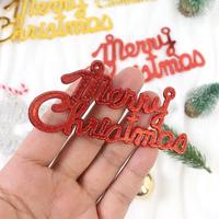 Gambar Mix 10 Pcs Gantungan Pohon Natal Merry Christmas Xmas Natal dari Blesstenia undefined 3 Tokopedia