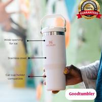 Gambar Terlaris Tumbler Original Stanley Ice Flow 30Oz - Rose Quartz dari tend7 undefined 4 Tokopedia