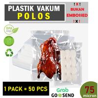 Gambar (per PACK) - 50 pcs - Plastik Vakum POLOS - vacuum Selaer - Nylon - Vacum - sinbo - DZ - 6 x 8 dari KISS MISS PREMIUM PACKAGING undefined 1 Tokopedia