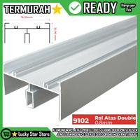 Gambar Alumunium Aluminium Almunium Rel Rell Atas Profile Profil Propil 9102 Sliding Sleding Seliding Door Kusen Jendela Pintu Window Closer Casemen Minimalis Geser Dorong Modern DIK Berkualitas Roda Otomatis - Silver (CA) dari Lucky-Star-Store undefined 1 Tokopedia