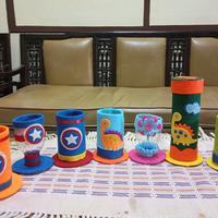 Gambar Tempat pensil dari botol plastik di lapisi kain flanel - biru 2 btl bsr dari R14R STORE undefined 2 Tokopedia