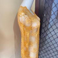 Gambar Kebaya Brokat Gold No Furing Kebaya Modern Kondangan Wisuda - preloved dari Baju Murah Store JKT x wahyunips undefined 4 Tokopedia