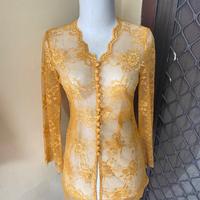 Gambar Kebaya Brokat Gold No Furing Kebaya Modern Kondangan Wisuda - preloved dari Baju Murah Store JKT x wahyunips undefined 2 Tokopedia