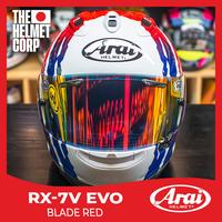 Gambar HELM ARAI BLADE RED RX-7V EVO FULL FACE HELMET RED dari THC Helmets undefined 2 Tokopedia