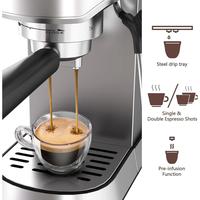 Gambar Espresso Machine,20 Bar Espresso Maker With Commercial Steamer For Latte And Cappuccino, Expresso Coffee Machine With 42 O - United States dari KURNIA-MART undefined 5 Tokopedia