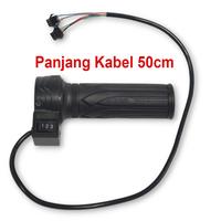 Gambar Throttle Gas Sepeda Listrik eBike escooter Handle Grip Kanan Throttle Akslerasi Spontan Tombol Akselerator 3 speed gear kecepatan dari Rumixx_NEW undefined 5 Tokopedia