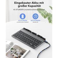 Gambar Keyboard Wireless Bluetooth Lipat B-048 /Keyboard Slim MultiDevice Wireless Bluetooth /Folding Bluetooth Wireless Keyboard - Keyboard Lipat Portabel dari Bznstoree undefined 4 Tokopedia
