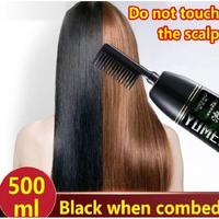 Gambar (READY STOCK) HAIR DYE BUBBLE FOAM HAIR DYE SHAMPOO SHAMPOO RAMBUT HITAM DENGAN SISIR ORIGINAL dari amartid undefined 4 Tokopedia
