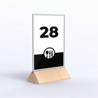 Gambar Isi Akrilik Nomor Meja Ala MCD Mekdi / Isi Tent Holder / Isi Tent Card Akrilik 1/3 A4 signal table number print 1 sisi cafe restoran bimbel - No 1-8, Standar dari KawaiiKeep undefined 1 Tokopedia