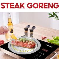 Gambar LAhome Electric Ceramic Stove Infrared Burner Inframerah 100w-1300w Glass Surface Hot Plate Cooktop Countertop Super Energy Saving Kompor Listrik Portabel Pelat Kaca Keramik dengan Layar LED Listrik Portabel Kontrol Sentuh Sensor Pemanas Inframerah Timer dari CV BLITERA undefined 3 Tokopedia