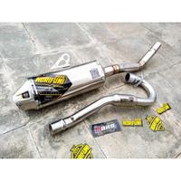Gambar Knalpot Crf 150 Klx 150 D Tracker Wr155 Knalpot Norifumi Rocket4 Stainless Murah!!!!!! - KLX dari Total Part shop undefined 2 Tokopedia