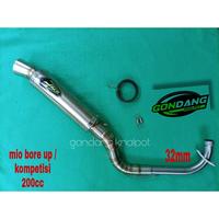 Gambar Knalpot Jrm Mio Bore Up / Kompetisi 200Cc Stainless Murah!!!!!! dari Total Part shop undefined 2 Tokopedia