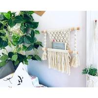 Gambar Macrame rak buku/ macrame rak /makrame wall decor code 91 S. Catcher dari SUN CATCHER undefined 1 Tokopedia