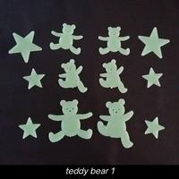 Gambar Hiasan Dinding Dekorasi Rumah Kamar Glow in the dark Teddy Bear - Teddy 3 dari Esmia vita undefined 1 Tokopedia