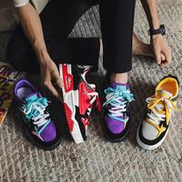 Gambar Fashion Platform Men Casual Shoes Outdoor Breathable Sneakers Skateboarding Sport Shoes Student Anti-skid Tennis Athletic Shoes - Red, 39 dari BAO PEDIA undefined 5 Tokopedia